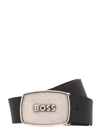 Boss_Icon-Ep_Sz40 Accessories Belts Classic Belts Svart BOSS*Betinget Tilbud