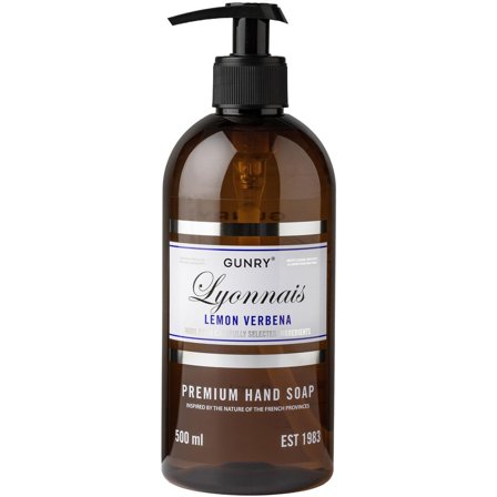 GUNRY Tvål The French Collection Lemon Verbena 500ml - Lyreco - Städ och hygien - Tvål och hygien - Tvål - Flytande