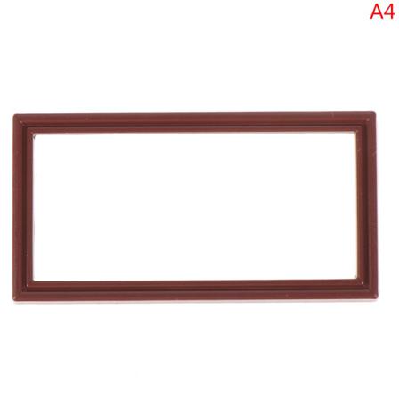 1: 12 Dollhouse Mini Legering Fem Färg Fotoram Diy Foto Fra