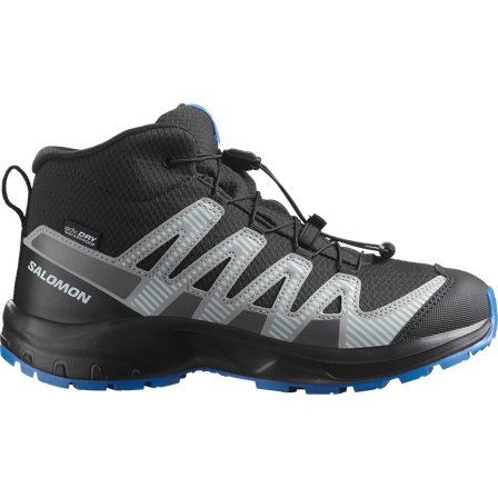Salomon - Scarpe da bambini Xa Pro V8 Mid Wp J - Black / Monument - 34