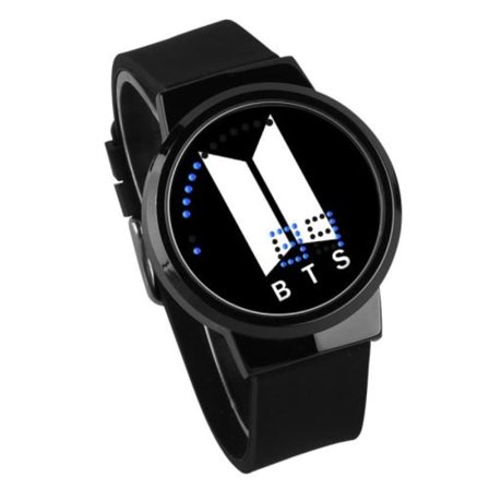 Vedenkestävä valaiseva LED-digitaalinen kosketuskello - BTS # 17