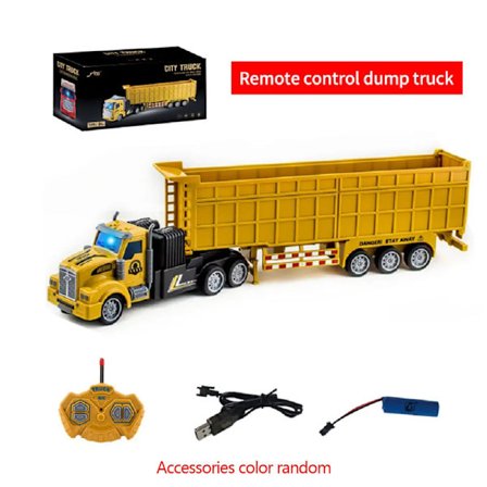 Trådlös fjärrkontroll semitrailer tung lastbil container trailer simuleringsmodell bil leksak