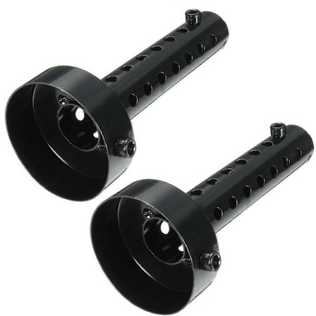 2 stk 60mm Universal Motorcykel Udstødningslyddæmper DB Killer Lyddæmper