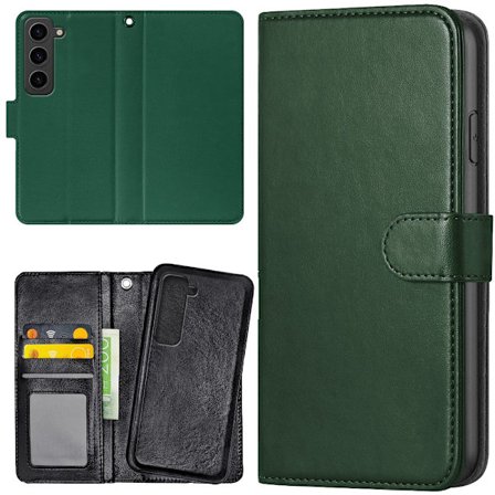 Samsung Galaxy S23 - Lommebok Deksel Mørkegrønn