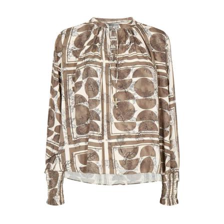 MOS Mosh Blouse , Bruin , Dames , Maat: L