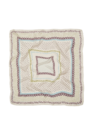 Becksöndergaard Lacia Tabby Sia Scarf Halsdukar & scarves Dam Vit 110 x cm