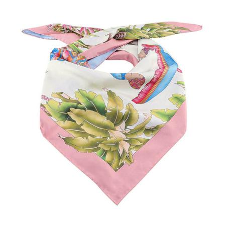 Salvatore Ferragamo, Scarf Różowy, Kobieta, Rozmiar: ONE Size