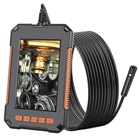 Teollisuusendoskooppi Borescope-kamera 1080p HD-videotarkastus IPS-näytöllä 180 asteen laaja katselukulma, 6 kirkasta LED-valoa