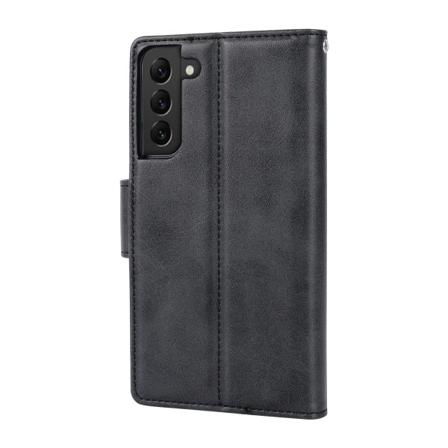 Samsung Galaxy S24 plus - Stilrent 2-1 Hanman Plånboksfodral Black