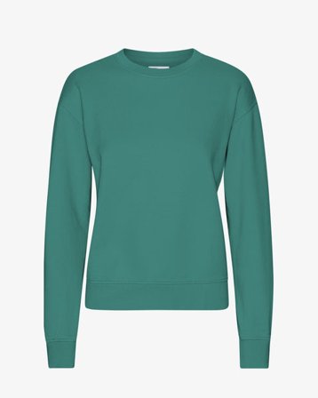 Women Classic Organic Crew - Pine Green - Female - XL