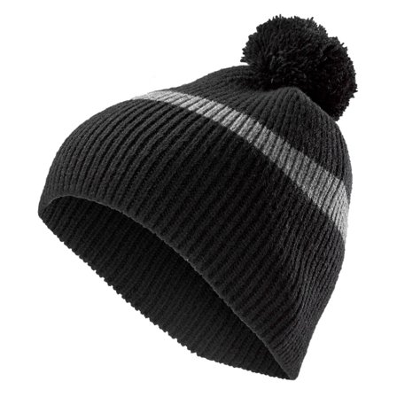 Czarno-szara czapka beanie Ferdie Montagna dla mężczyzn - Czapki typu beanie