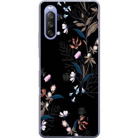 Sony Xperia 10 III Läpinäkyvä kuori Kukat