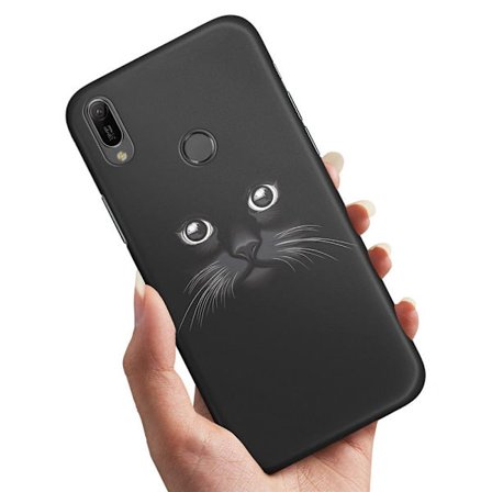 Cover / Mobilcover til Huawei P20 Lite - Sort Kat