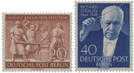 Berlin 1954 - MICHEL 124/125 - Postfrisk
