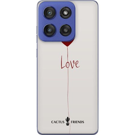 Yhteensopiva Puhelinkuori Motorola Edge 60 Stylus Cactus and Friends - Love Balloon Minimal
