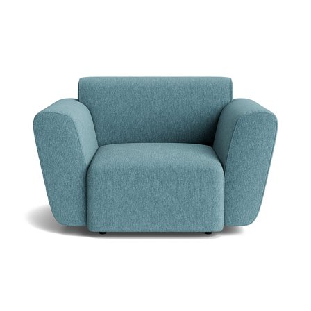 Monday lænestol - Boston Pastelblå - 126x94x78 - Lænestol