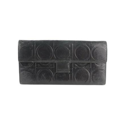 Salvatore Ferragamo Pre-owned, Pre-owned Leather wallets Zwart, Dames, Maat:ONE Size