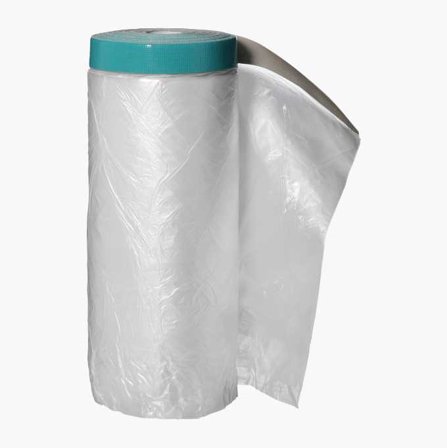 Biltema - Maskeringsfolie Utendørs 20 x 1.1 m - Motstandsdyktig mot White Spirit, med UV-bestandig Lerretstape