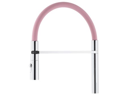 Mora 409563.0015 Utloppspip svängbar, 2-strålig, Eco Rosa, Kök