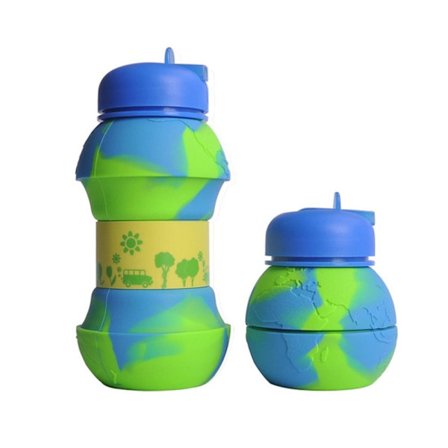 Silikon Drikkeflaske Vannflaske GRØNN