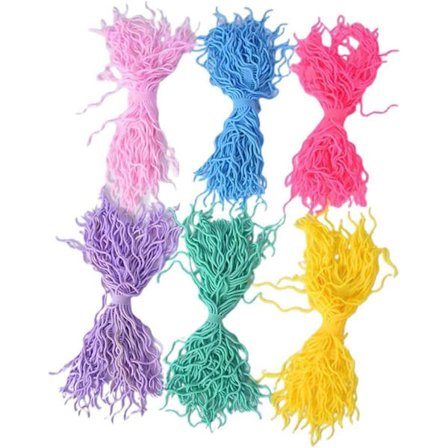 6 kpl spagetti venytyslelu, ramen nuudeli fidget lelut, aisti nuudelit