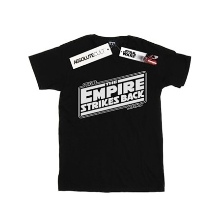 Star Wars Dam/Damer The Empire Strikes Back Logo Bomullspojke