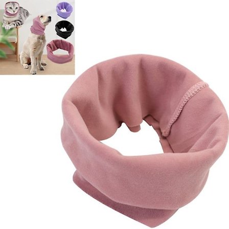 Skønhedsørevarmere til katte og hunde, varme, støjreducerende, højelastiske, bløde og lydisolerede ørevarmere til kæledyr(M,Pink)