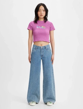 Levi's 94 Baggy Wide Leg Take Chances - Blue - 30 x 31