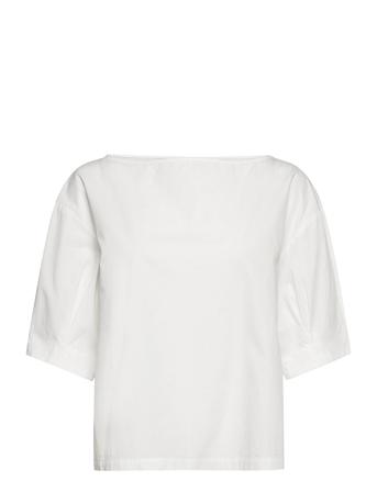 Eselly Blouse Bluse Langermet Hvit Esme Studios