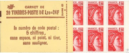 Frankrig 1977-1978 - Frimærkehæfte YT 1974-C4 - Postfrisk