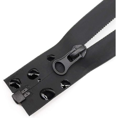 2 kpl 16 tuuman vedenpitäviä vetoketjuja musta #5 erottuvat vedenpitävät vetoketjut irtotavarana ompeluun räätälöintiin askarteluun vaatteisiin 