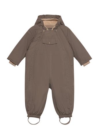 Matwisti Fleece Lined Snowsuit. Grs Outerwear Coveralls Snow-ski Coveralls & Sets Brown Mini A Ture