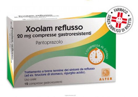 Xoolam Reflusso 20 mg 12 Compresse Gastroresistenti
