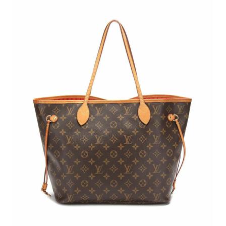 Louis Vuitton Vintage Pre-owned Neverfull MM Monogram Taske Brun, Dame Vintage Tasker, Størrelse: ONE Size