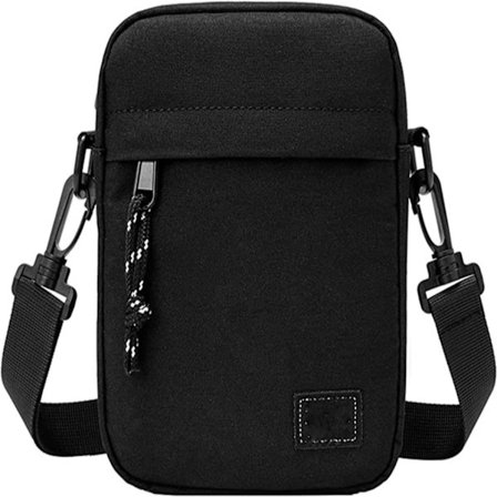 Multi Position Crossbody Väska för Aktiv Livsstil, Justerbar Rem Vändbar Dragkedja Lätt Sling Bag med Vattenavvisande