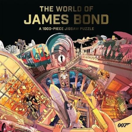 Pussel The World of James Bond 1000 bitar 9781913947811