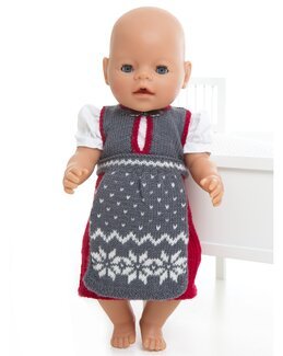 Strikkeoppskrift Dukkeklær - Viking of Norway