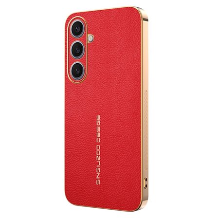 Mobilskal till Galaxy S25 Plus Litchi Texture Anti Scratch