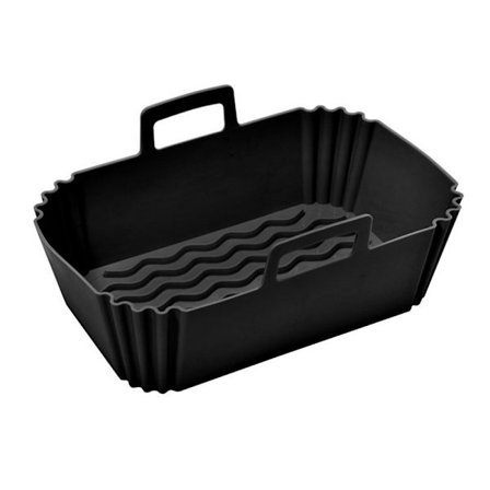 Rektangel silikongryte For Ninja Air Fryer SVART