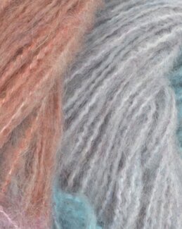 Lanka Twisty Air 150g Roosa multi