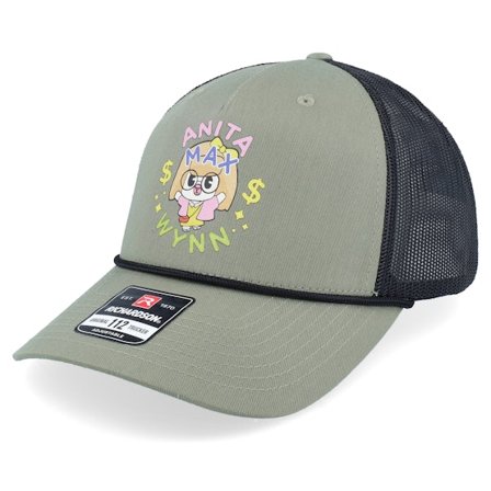 Iconic - Grønn trucker Caps - Anita Max Wynn Loden/Black Rope Trucker @ Hatstore