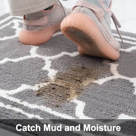 Indendørs vaskbar dør måtte, støvabsorberende og skridsikker dør måtte,