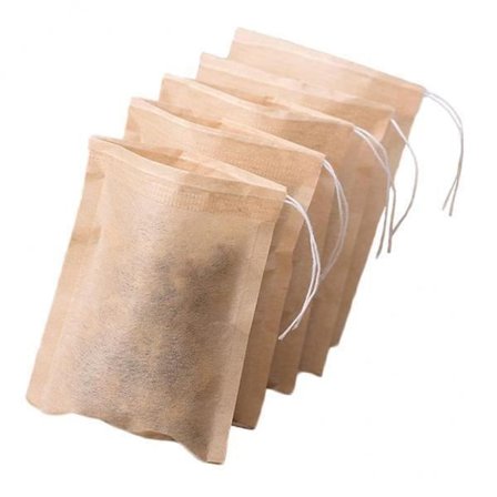 Disposable Tea Bags - 100 Pack - Eco-Friendly - Odorless - Easy to Use