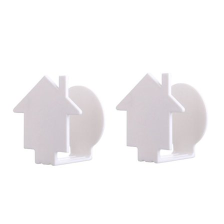 Vegg skjærebrett Stativ Pot Lokk Holder HVIT