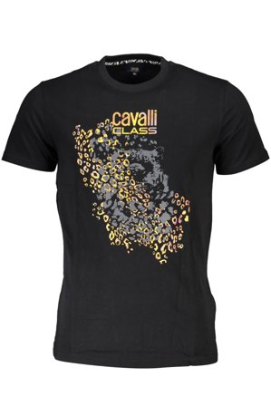 Cavalli Class T-shirt Maniche Corte Uomo Nero