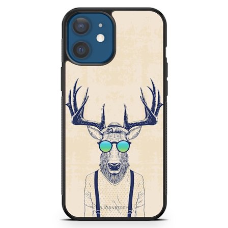Bjornberry Hårdskal iPhone 12 - Hipster Älg