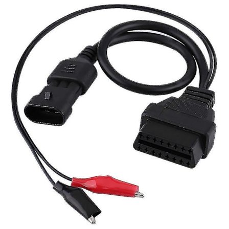 3-stifts till 16-stifts OBD2 Adapter Kontakt Diagnostikkabel För Fiat Alfa Lancia