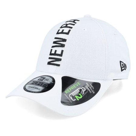 New Era - Vit adjustable Keps - Repreve 9FORTY White/Black Adjustable @ Hatstore