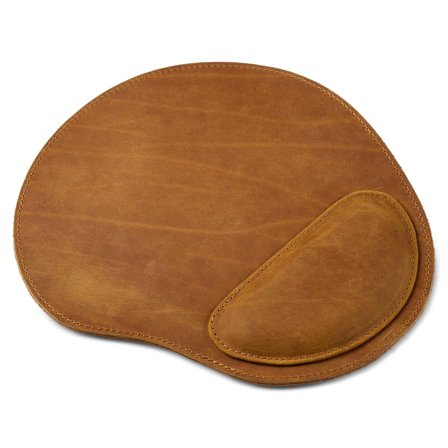 Mouse Pad | Cognac Leather for Men