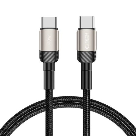 Tech-Protect UltraBoost Evo USB-C / USB-C PD-kabel 100W 5A 1m - titan